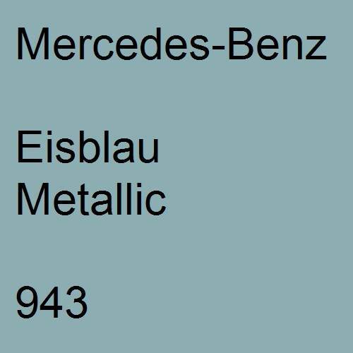 Mercedes-Benz, Eisblau Metallic, 943.